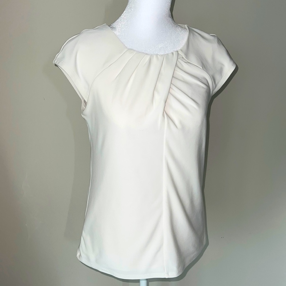 WHBM Cream Top